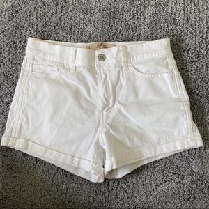Hollister High-Rise White Short Short